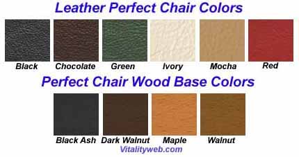 PC 6 PERFECT CHAIR Black Leather Maple Wood Recliner  